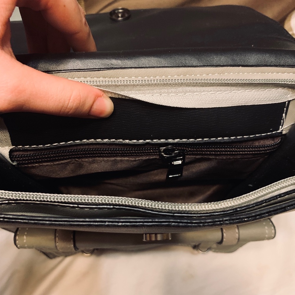 Gray Backpack Purse - image 4